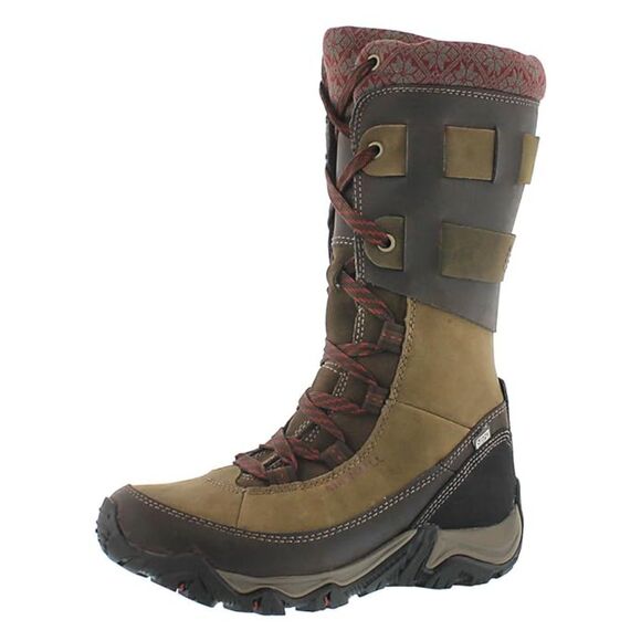 Merrell Womens Brown Polarand Rove Peak Waterproof Snow Boots Size 8 - Picture 1 of 7